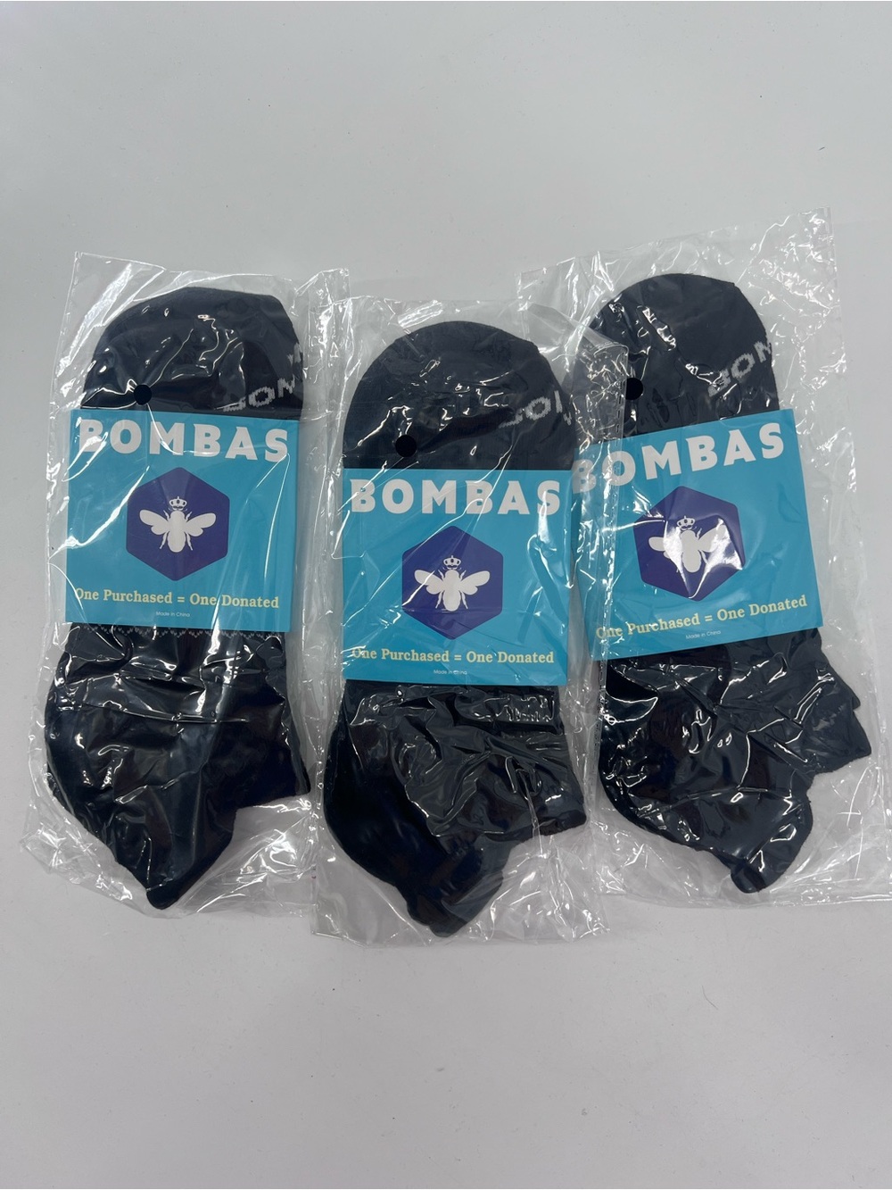 bombas Ankle socks men large 3 Pairs New Size Large Black